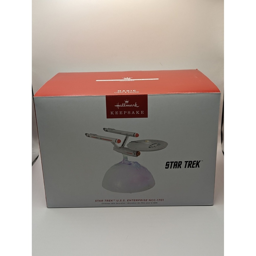 Hallmark Star Trek U.S.S. Enterprise NCC‎ 1701 Table Top Display Decorator 2023